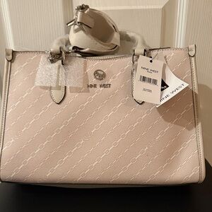 Nine West Beige Satchel Bag